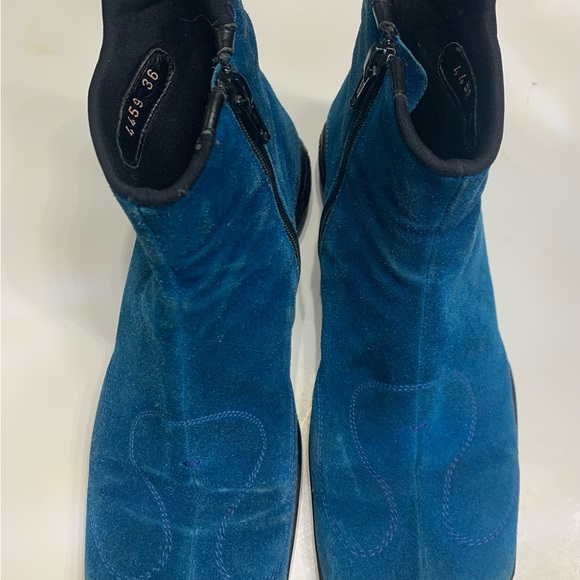 PRADA authentic Sport Ocean Blue Ankle Boots - Picture 6 of 16